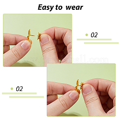 24Pcs 2 Colors Star/Cross Alloy Pin Brooches&nbsp;AJEW-FH0006-08