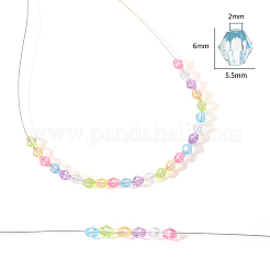 Transparent Acrylic Beads&nbsp;TACR-YW0001-6MM-01