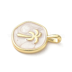 Brass Enamel Pendants&nbsp;KK-A273-07G-03