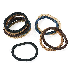 10Pcs 5 Colors Polyester Hair Accessories&nbsp;OHAR-TAD0001-04