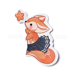 Fox Paper Stickers Set&nbsp;X-DIY-M031-41