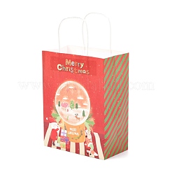 Christmas Theme Kraft Paper Bags&nbsp;ABAG-H104-D03