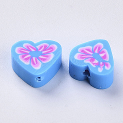 Handmade Polymer Clay Beads&nbsp;CLAY-S093-19