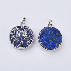 Natural Lapis Lazuli Pendants&nbsp;G-K234-E06