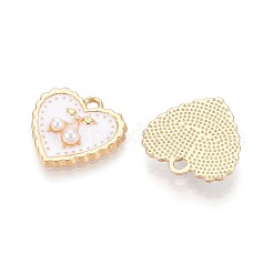 Alloy Enamel Pendants&nbsp;PALLOY-T092-37G-01