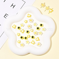 200Pcs 6 Styles Transparent & Opaque Acrylic Beads&nbsp;TACR-FS0001-54G
