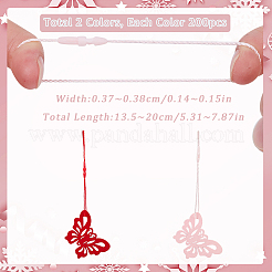 400Pcs 2 Colors Polyester Thread Ties&nbsp;FIND-SP0002-90