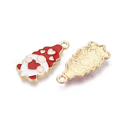 Christmas Alloy Enamel Pendants&nbsp;X-ENAM-T024-21A-G