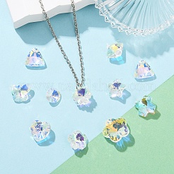100Pcs 10 Styles Glass Charms&nbsp;GLAA-YW0004-66