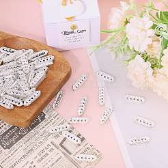 100Pcs Alloy Crystal Rhinestone Spacers Bars&nbsp;FIND-CA0009-71B