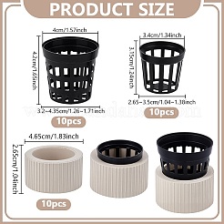 10Pcs Ceramic Water Plant Retaining Ring&nbsp;AJEW-NB0007-16