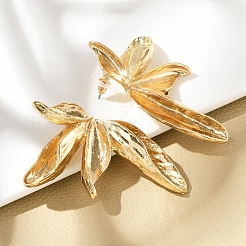Alloy Stud Earrings&nbsp;EJEW-D300-02G-05