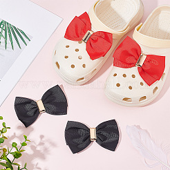 2 Sets 2 Colors Polyester Bowknot Shoe Decoration&nbsp;FIND-PH0010-25