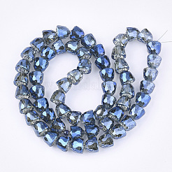 Electroplated Glass Beads&nbsp;EGLA-T016-01-B01