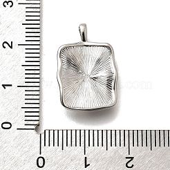 Brass Micro Pave Cubic Zirconia Pendants&nbsp;KK-M318-37P