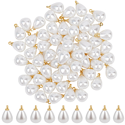 60Pcs ABS Plastic Imitation Pearl Charms&nbsp;KK-BBC0023-54
