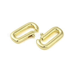 Brass Spring Gate Rings&nbsp;KK-B089-33G
