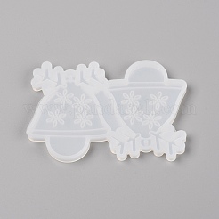 Christmas Bell Pendant Silicone Molds&nbsp;DIY-TAC0005-83