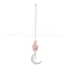 Moon 201 Stainless Steel Pendant Decorations&nbsp;HJEW-JM00958