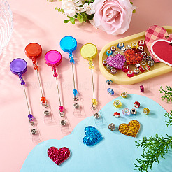DIY Retractable Badge Reels Making Kits&nbsp;DIY-BT0001-68