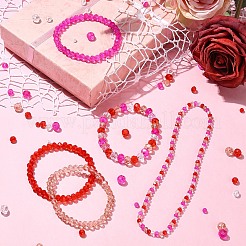 500Pcs Valentine's Day Glass Beads&nbsp;GLAA-YWC0004-04