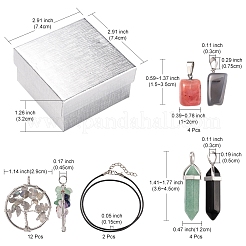 DIY Gemstone Necklace Making Kit&nbsp;DIY-FS0003-53