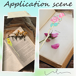 4Pcs 4 Styles Alloy Enamel Bookmarks&nbsp;AJEW-SC0002-91