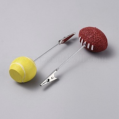 Sports Ball Resin Name Card Holder&nbsp;AJEW-WH0473-70