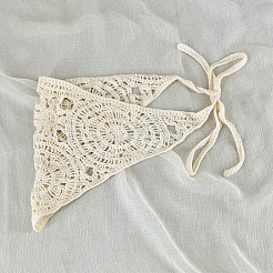 3Pcs 3 Colors Polyester Knitted Triangle Headscarf&nbsp;AJEW-CY0001-87