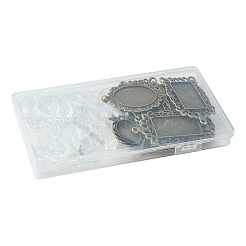 Vintage DIY Blank Pendant Making Kit&nbsp;DIY-FS0005-28
