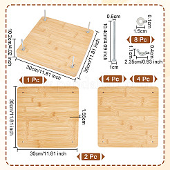 Wooden Book Binding Spacer Tools&nbsp;AJEW-WH0270-240