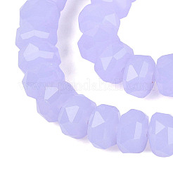 Imitation Jade Glass Beads Strands&nbsp;GLAA-Q114-01A-C03