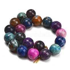 Natural Dragon Veins Agate Beads Strands&nbsp;GG-L001-L01-02G