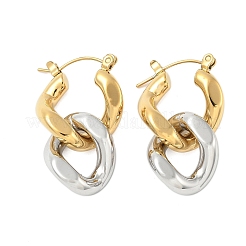 304 Stainless Steel Hoop Earrings&nbsp;EJEW-H159-01GP