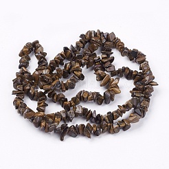 Natural Tiger Eye Stone Bead Strands&nbsp;X-G-R192-19