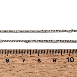 12Pcs 1.8MM 304 Stainless Steel Textured Twisted Chain Necklaces for Men Women&nbsp;NJEW-H093-20P-03