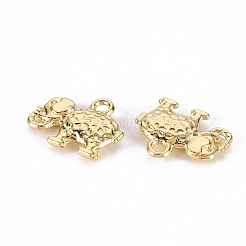 Rack Plating Alloy Pendants Rhinestone Settings&nbsp;PALLOY-N155-97-RS