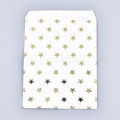 Star Pattern Eco-Friendly Kraft Paper Bags&nbsp;AJEW-M207-G01-03