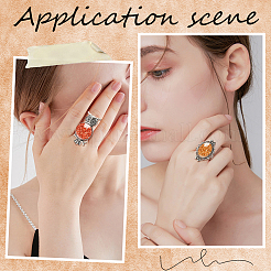 DIY Blank Dome Finger Rings Making Kit&nbsp;DIY-SC0022-21