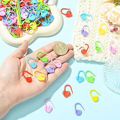 204Pcs 12 Styles Eco-Friendly ABS Plastic Knitting Crochet Locking Stitch Markers Holder&nbsp;IFIN-FS0001-67