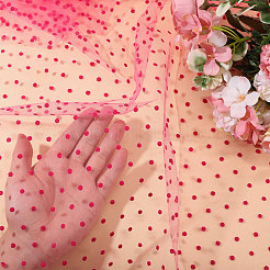 Polyester Polka Dot Fabric&nbsp;DIY-PH0038-36A