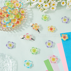 60Pcs 6 Colors Opaque Resin Decoden Cabochons&nbsp;RESI-SC0005-83A