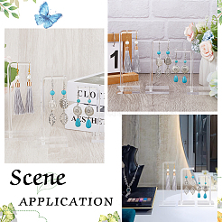 1 Set 3 Sizes Acrylic Dangle Earring Display Stands&nbsp;EDIS-SC0001-06