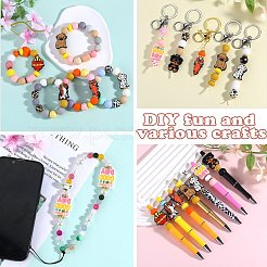 10Pcs Food Grade Eco-Friendly Silicone Focal Beads&nbsp;SIL-SZ0001-89A