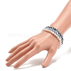 3Pcs 3 Color Mala Beads Bracelet&nbsp;BJEW-JB08251