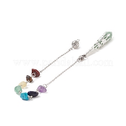 Mixed Natural Gemstone Pointed Drowsing Pendulums&nbsp;PALLOY-JF01992