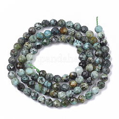 Natural African Turquoise(Jasper) Beads Strands&nbsp;G-S361-4mm-002