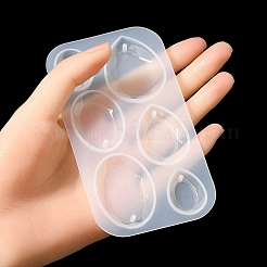 DIY Teardrop Pendant Silicone Molds&nbsp;DIY-YW0006-68