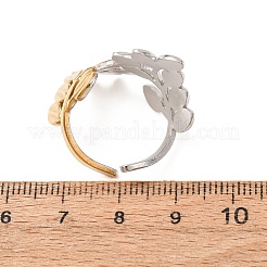 304 Stainless Steel Cuff Open Rings&nbsp;SA-CBA751F-02GP