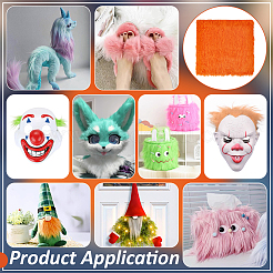 Polyester Plush Toy Fabric&nbsp;DIY-WH0430-925C